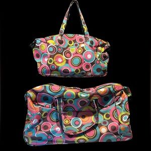 🩷🩷Colorful Circle Pattern Women's Travel Bags🩷🩷